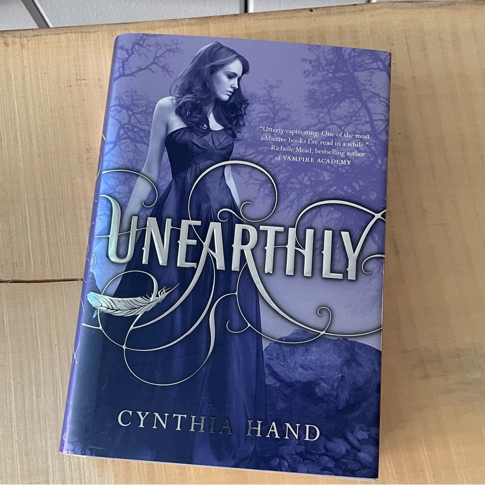 $10 SALE Unearthly Hardcover Teen Fiction Book Romantasy Angels Supernatural